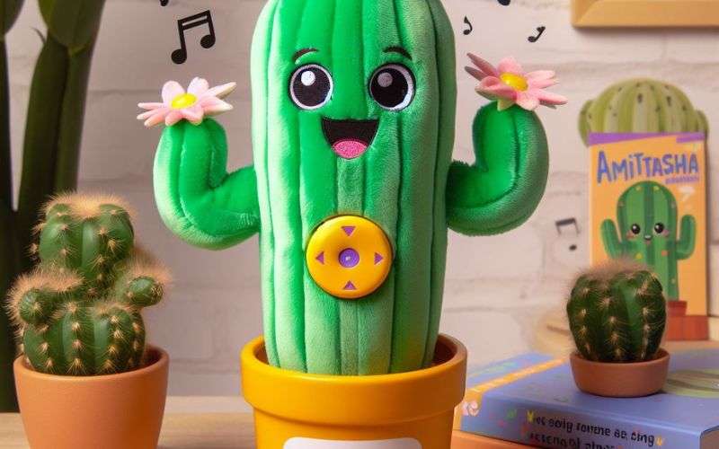 Dancing Cactus Toy for Kids : Infectious Tunes and Wiggly Moves