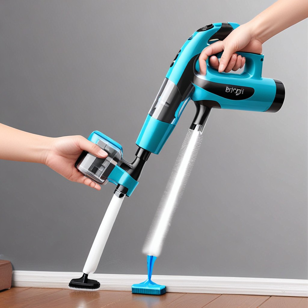 Brigii Crevice Vacuum, Handheld Vacuum & Air Duster & Hand Pump