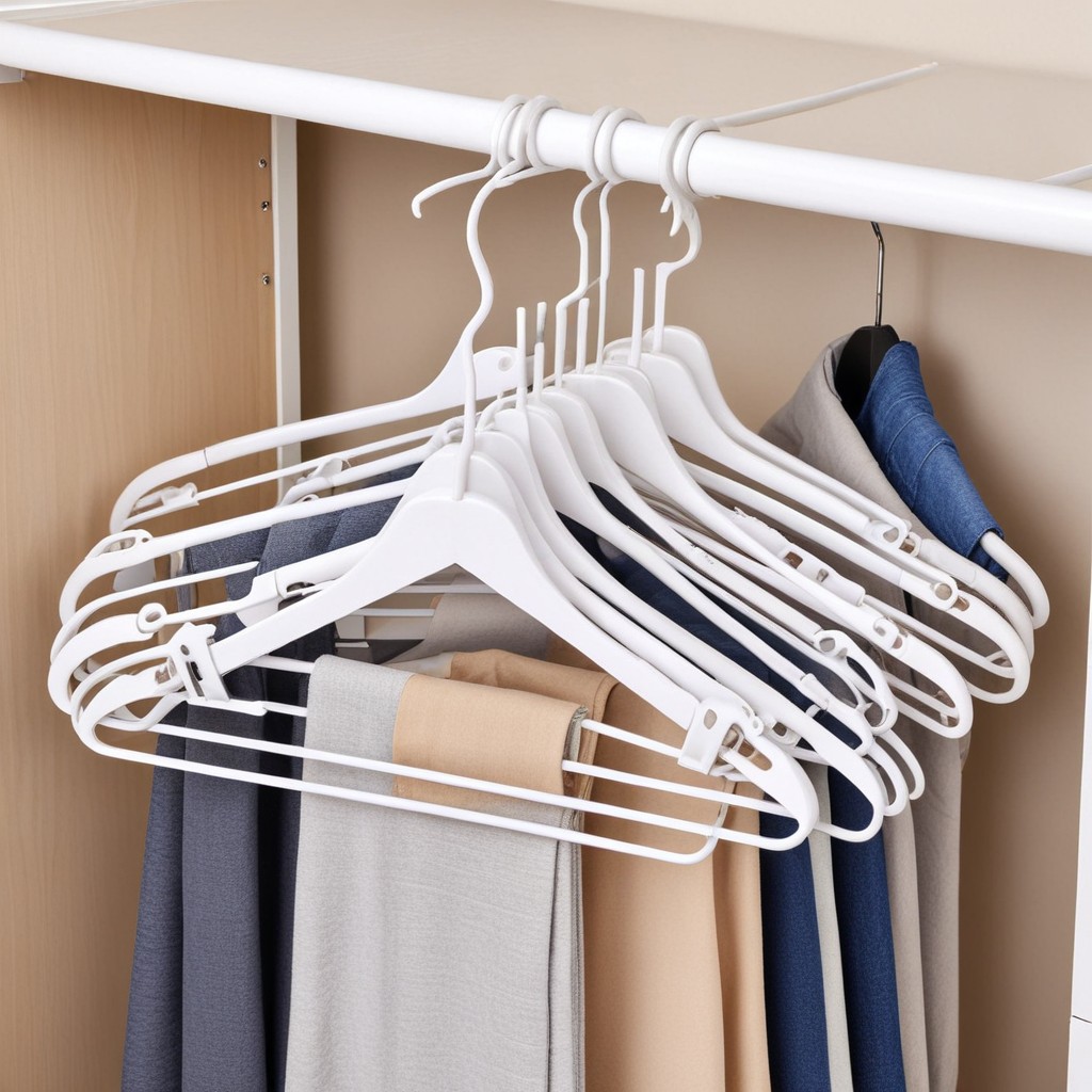 Portable Folding Clothes Hangers for Wardrobes, Travel Accessories Foldable Clothes Hangers